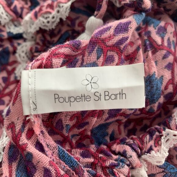 Poupette St Barth Honey Smocked Crop Top - Picture 5 of 7